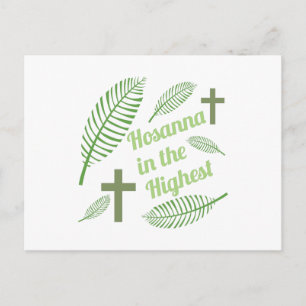 Postal Hosanna En La Más Alta