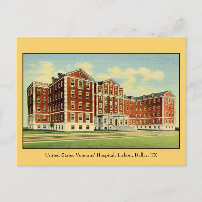 Postal Hospital de Veteranos de los Estados Unidos, Lisbo (Anverso)