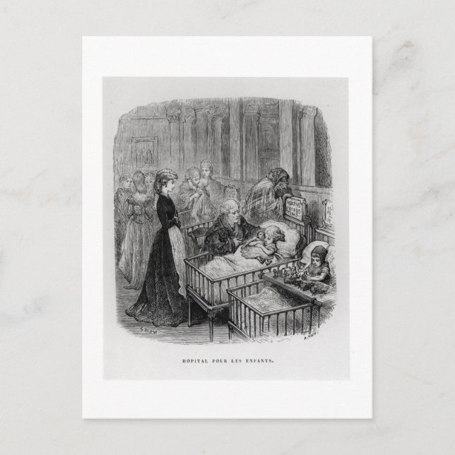 Postal Hospital infantil, de "Londres: un peregrinaje" b (Anverso)