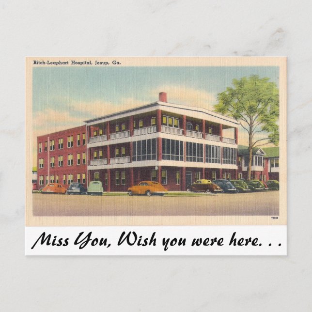 Postal Hospital, Jesup, Georgia (Anverso)