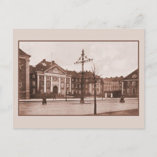 Postal hospital universitario vintage de Copenhague