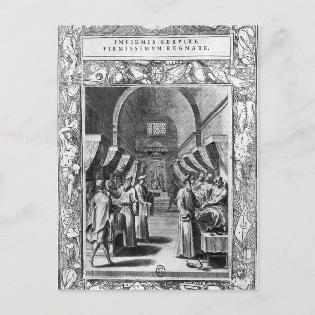 Postal Hospitalarios de la Orden de San Juan (Anverso)