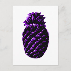 Postal Hospitalidad Piña Púrpura El MUSEO Zazzle Gif