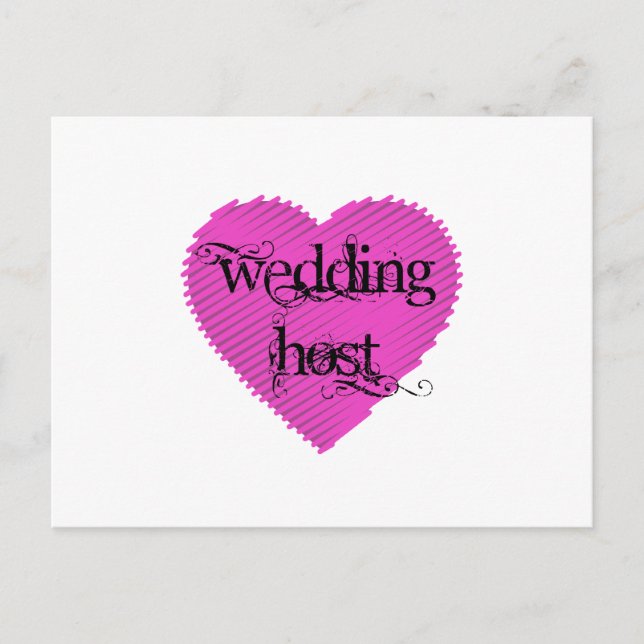 Postal host boda (Anverso)