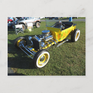 Postal Hot Rod florido