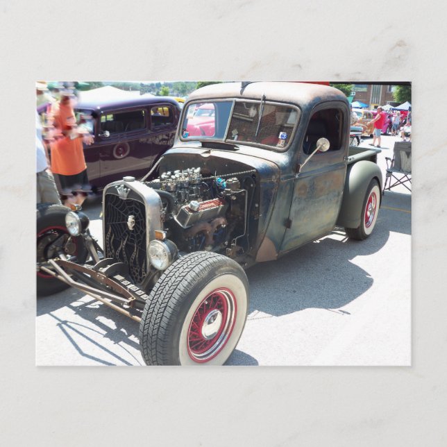 Postal Hot Rod inofensivo (Anverso)