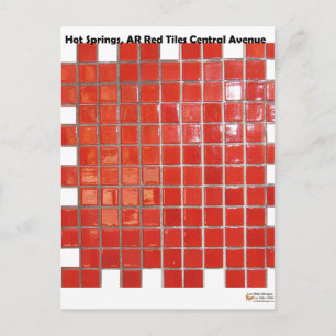 Postal Hot Springs, AR Red Tiles Central Ave Regalos