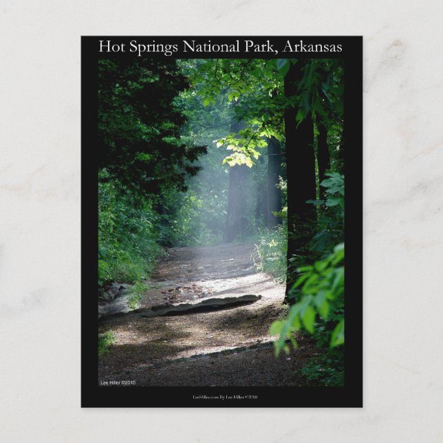 Postal Hot Springs National Park Dead Chief Trail Gifts (Anverso)