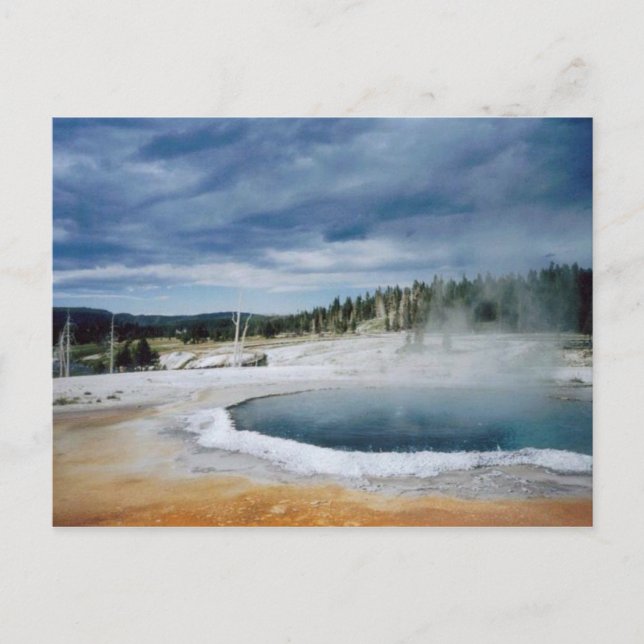 Postal Hot Springs-Yellowstone (Anverso)