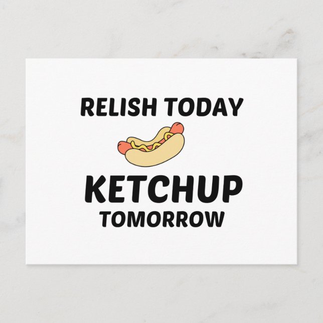 POSTAL HOTDOG RELISH KETCHUP (Anverso)