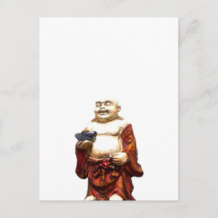 Postal Hotei Laughing Buddha