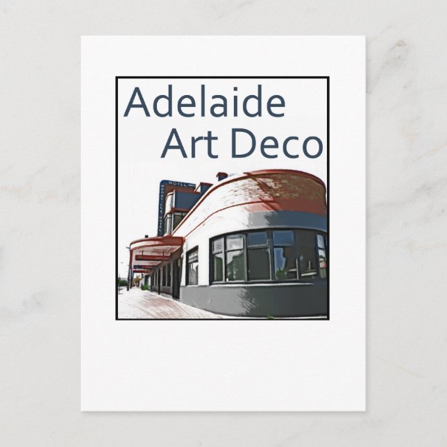Postal Hotel Adelaide Art Deco - Woodville (Anverso)