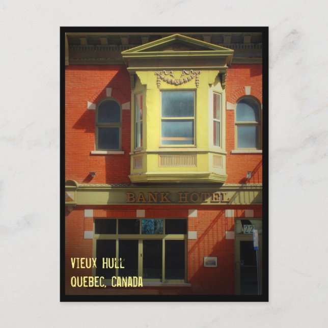 Postal Hotel Bank Arquitectura Centro Vieux Hull (Anverso)
