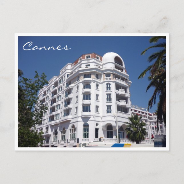 Postal hotel cannes (Anverso)