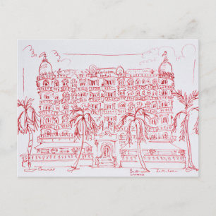 Postal Hotel Carlton, Cannes, Francia