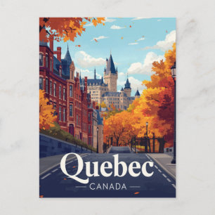 Postal Hotel Castillo de la Ciudad de Quebec Punto de Ref