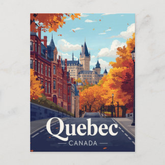 Postal Hotel Castillo de la Ciudad de Quebec Punto de Ref