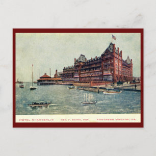 Postal Hotel Chamberlain, Fortaleza Monroe, Virginia Vint