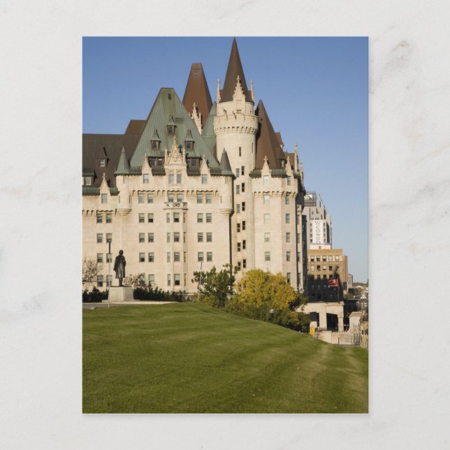 Postal Hotel Chateau Laurier en Ottawa, Ontario, Canadá (Anverso)