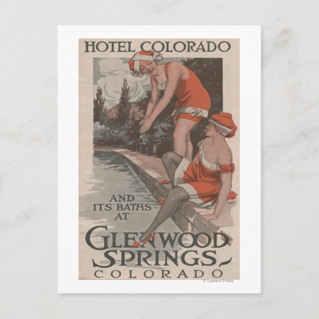 Postal Hotel Colorado & Baths Poster (Anverso)