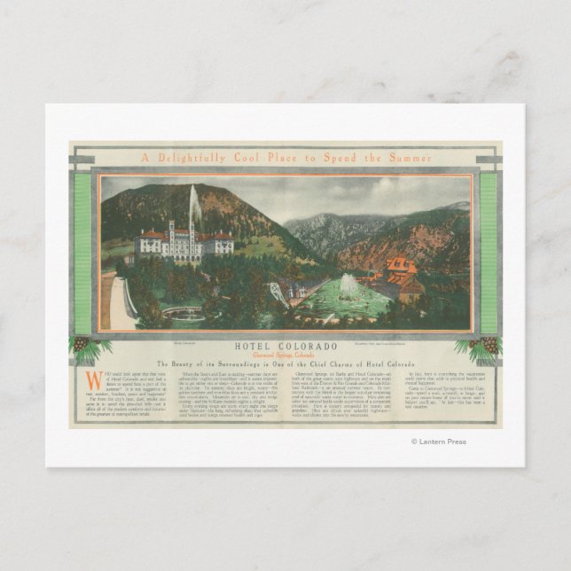 Postal Hotel Colorado Brochure (Anverso)