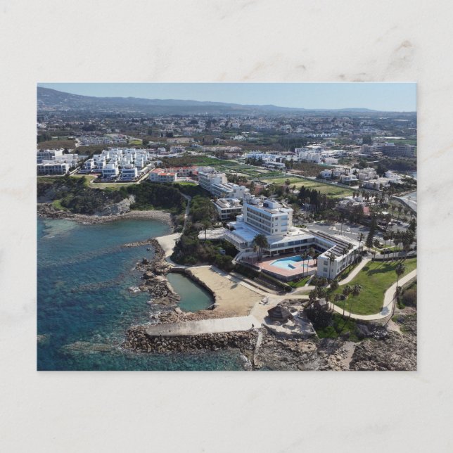 Postal Hotel Cynthiana Beach Pafos, Chipre (Anverso)