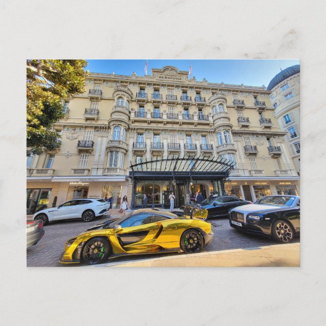 Postal Hotel de Fancy de Mónaco (Anverso)