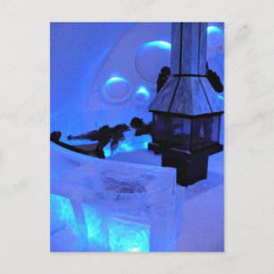 Postal Hotel de Glace, Quebec, Canadá