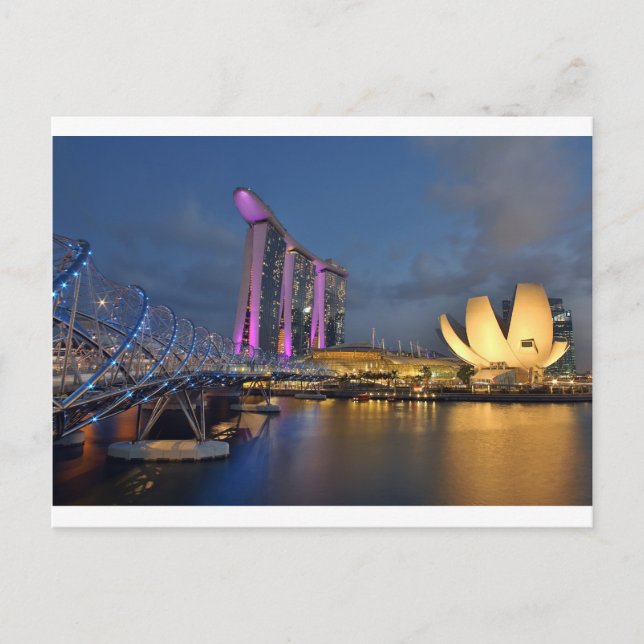 Postal Hotel de lujo Marina Bay Sands en Singapur (Anverso)