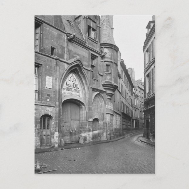 Postal Hotel de Sens, finales del siglo XIX-principios (Anverso)