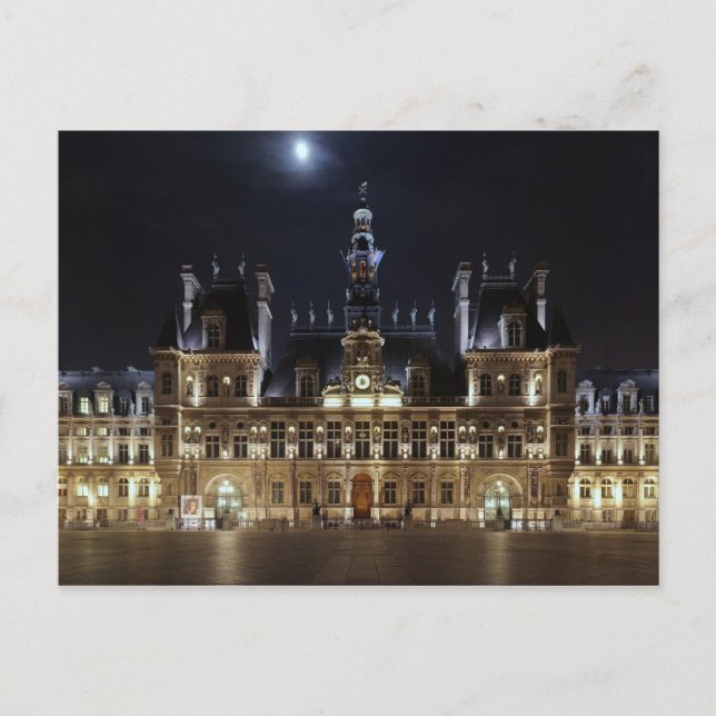 Postal Hotel de Ville Paris (Anverso)