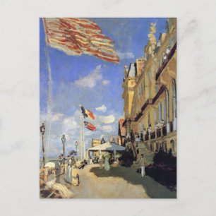 Postal Hotel des Roches Noires, Trouville de Claude Monet