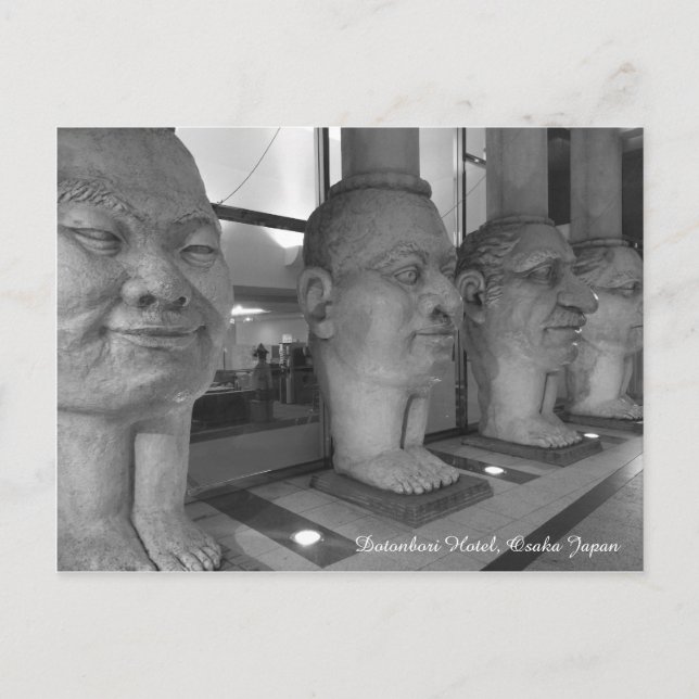 Postal Hotel Dotonbori Japón Postcard (Anverso)
