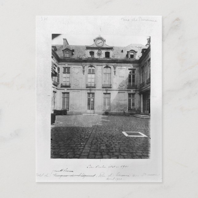 Postal Hotel du Grand Veneur en París 60 rue de (Anverso)