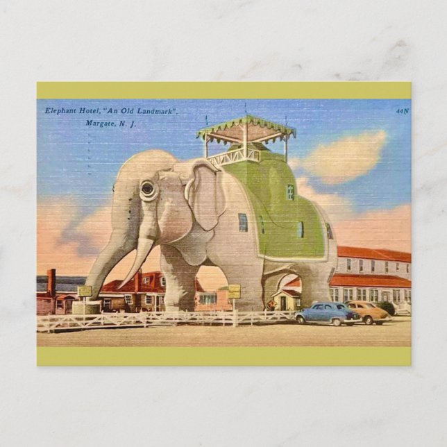 Postal Hotel Elefante Antiguo  (Anverso)