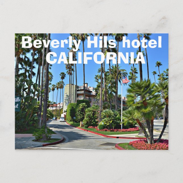 Postal Hotel en Beverly Hills, Las Angeles California (Anverso)