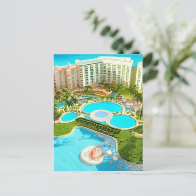 Postal Hotel exclusivo en Montero bay Jamaica (Anverso de pie)