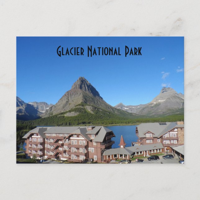 Postal Hotel Glacier - Parque nacional Glacier (Anverso)