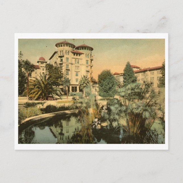 Postal Hotel Green, Pasadena, California Vintage (Anverso)