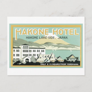Postal Hotel Hakone, lado del lago Hakone, Japón
