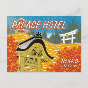 Postal Hotel japonés - Hotel de palacio de época - Arte c