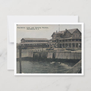 Postal Hotel Keansburg NJ Dancing Pavilion 1911 Vintage