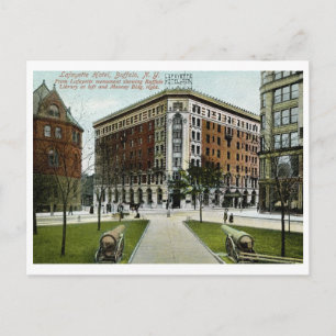 Postal Hotel Lafayette, Buffalo, NY 1909 Vintage