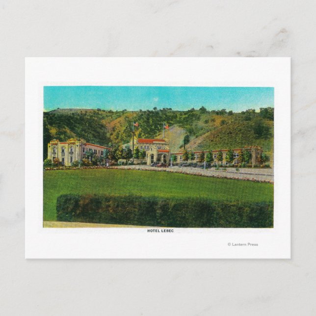 Postal Hotel Lebec y GroundsRidge Route, CA (Anverso)