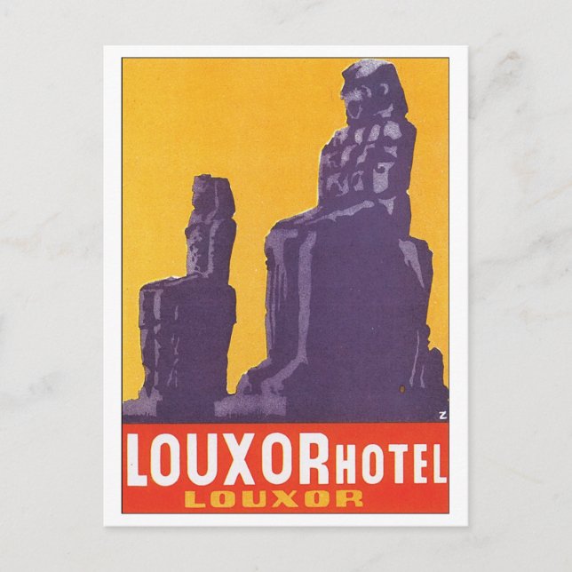 Postal Hotel Louxor (Anverso)