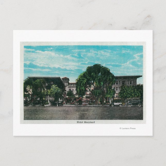 Postal Hotel Maryland and GroundsPasadena, CA (Anverso)