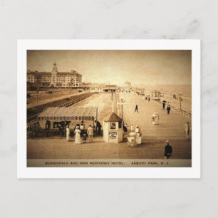 Postal Hotel Monterey, Boardwalk, Parque Asbury, Vintage 