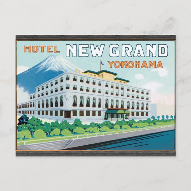 Postal Hotel New Grand Yokohama, Vintage (Anverso)