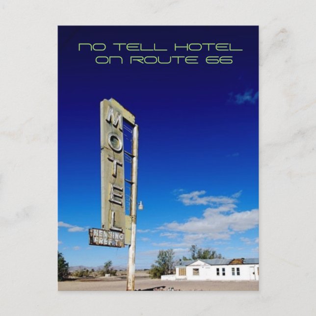 Postal Hotel No Tell (Anverso)