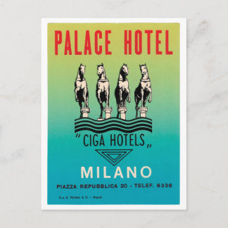 Postal Hotel Palace Milano